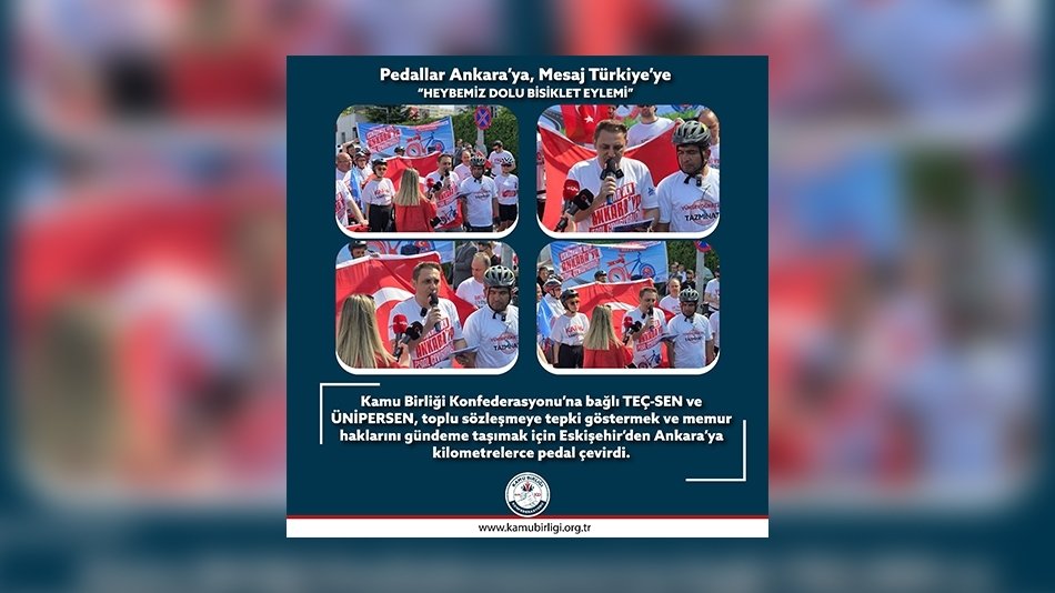TEÇ-SEN VE ÜNİPERSEN TOPLU SÖZLEŞMEYE TEPKİ GÖSTERMEK İÇİN PEDAL ÇEVİRDİ