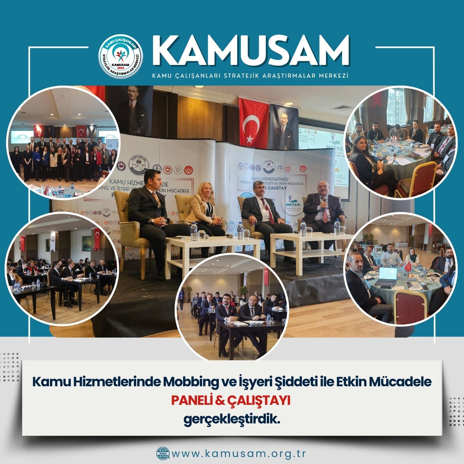 Kamu Hizmetlerinde Mobbing ve İşyeri Şiddeti ile Etkin Mücadele Çalıştayı Tamamlandı!