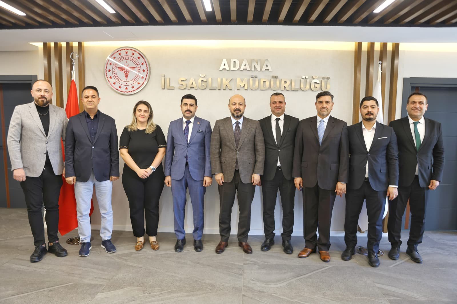 ADANA İL SAĞLIK MÜDÜRÜ SAYIN UZM. DR. HALİL NACAR’A ZİYARETTE BULUNDUK.