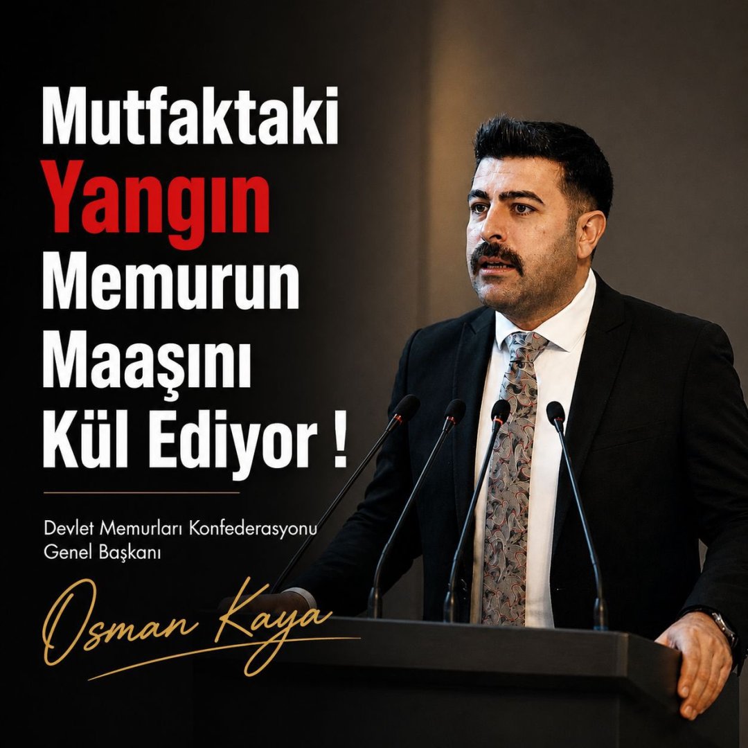 MUTFAKTAKİ YANGIN MEMURUN MAAŞINI KÜL EDİYOR!